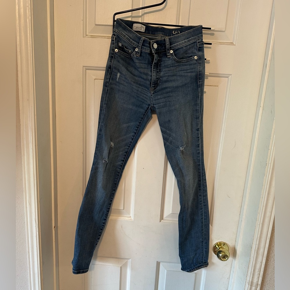 Gap Lightly Distressed 24” Waist